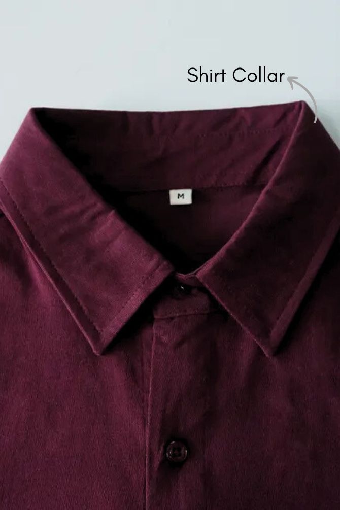 Unisex Oversized Shirt Maroon - 3