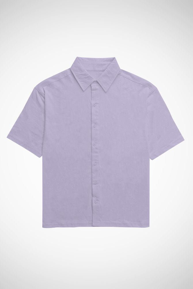 Unisex Oversized Shirt Lavender - 1