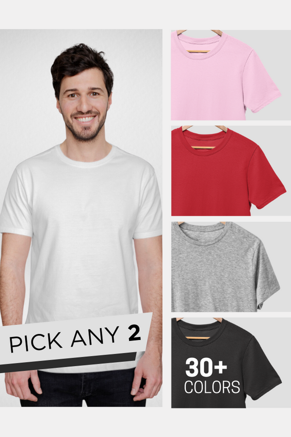Super Soft Premium Plain T-Shirts for Men at Rs. 399 – WowWaves