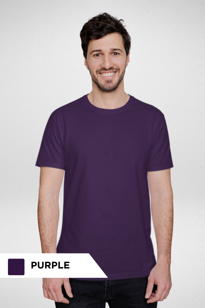 Pick Any 2 Plain T-Shirts Combo For Men - WowWaves - 24