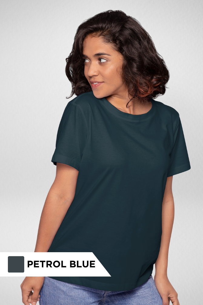 Pick Any 2 Plain T-Shirts Combo For Women - WowWaves - 25
