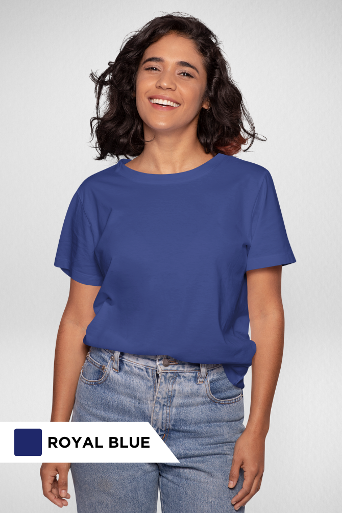 Pick Any 2 Plain T-Shirts Combo For Women - WowWaves - 21