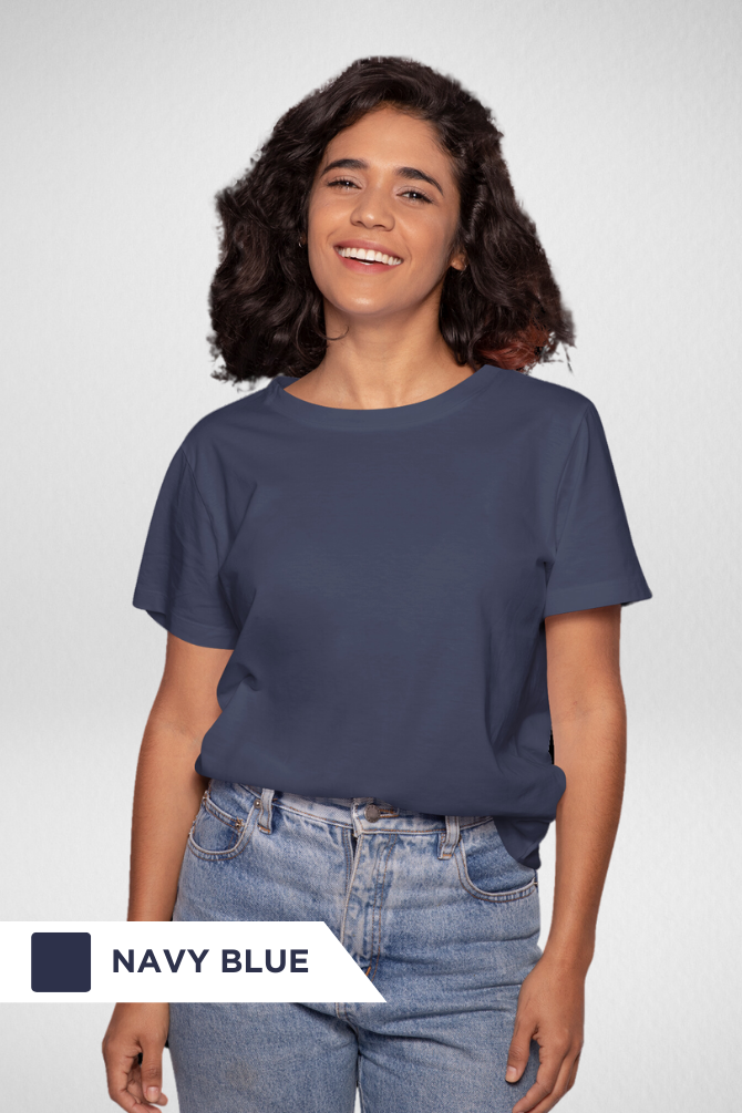 Pick Any 2 Plain T-Shirts Combo For Women - WowWaves - 9