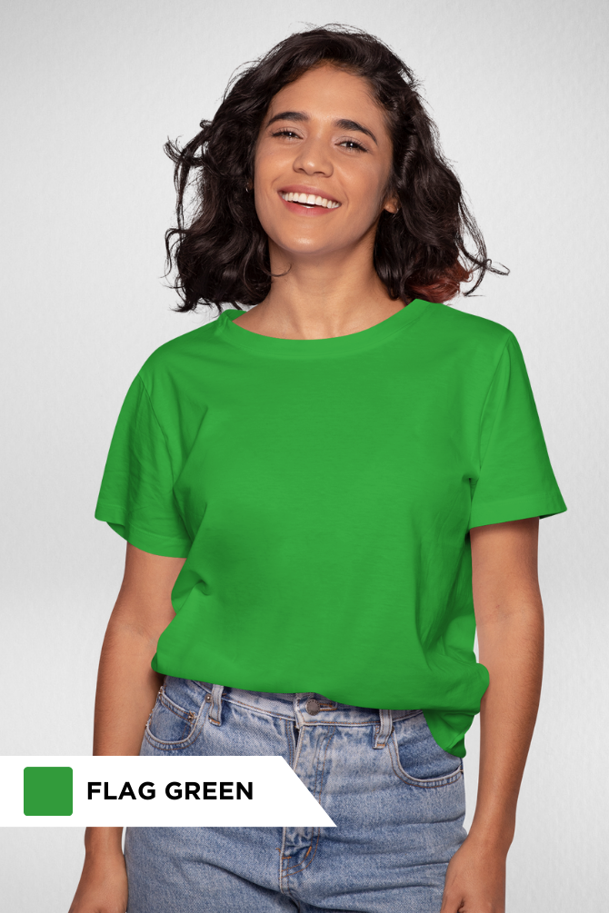 Pick Any 2 Plain T-Shirts Combo For Women - WowWaves - 13