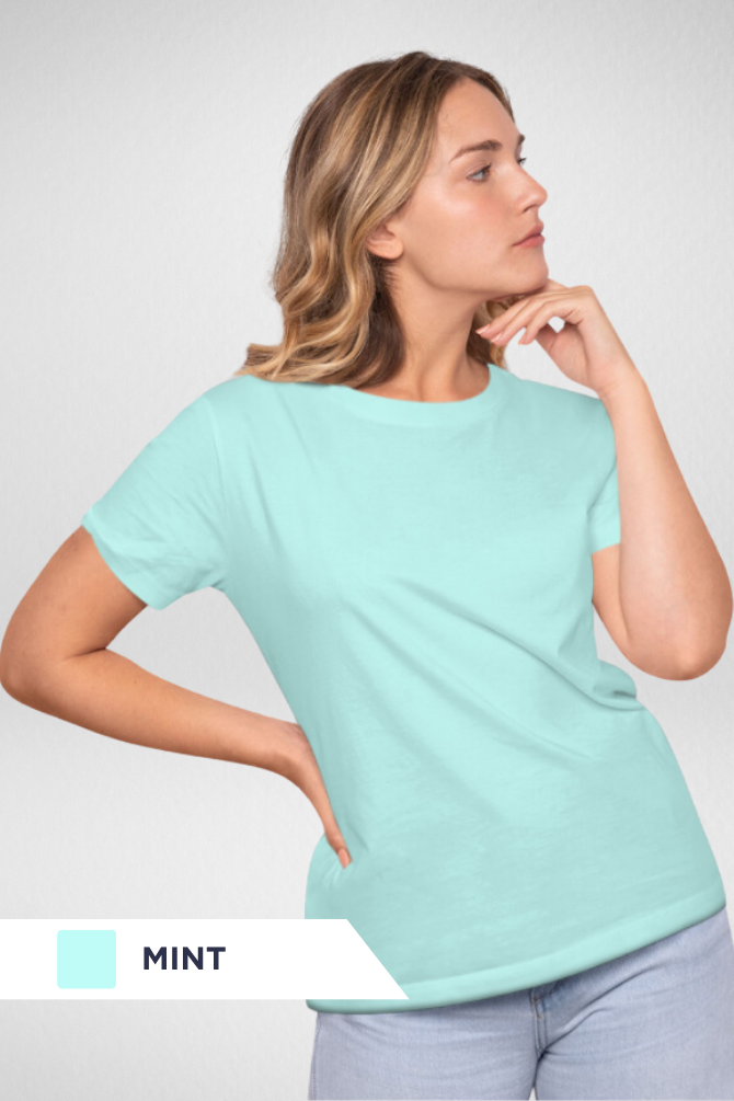 Pick Any 2 Plain T-Shirts Combo For Women - WowWaves - 18