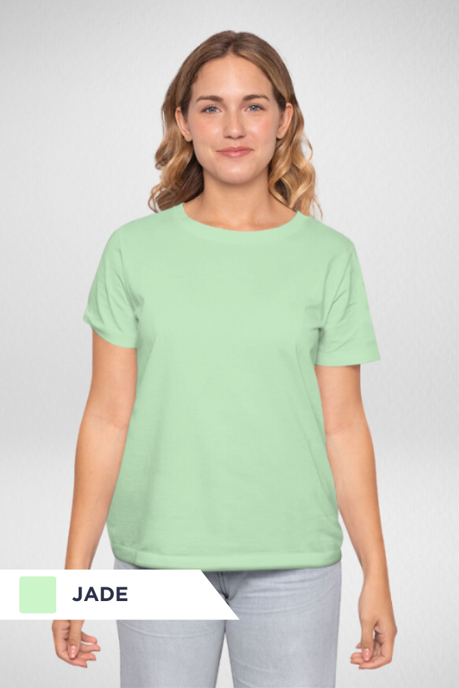 Pick Any 2 Plain T-Shirts Combo For Women - WowWaves - 34