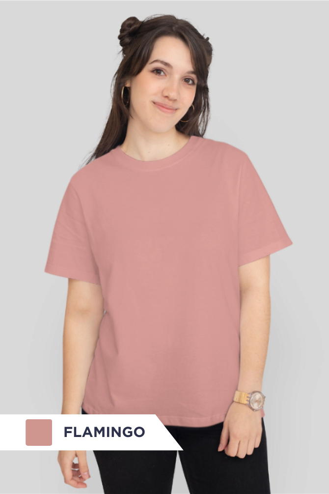 Pick Any 2 Plain T-Shirts Combo For Women - WowWaves - 19