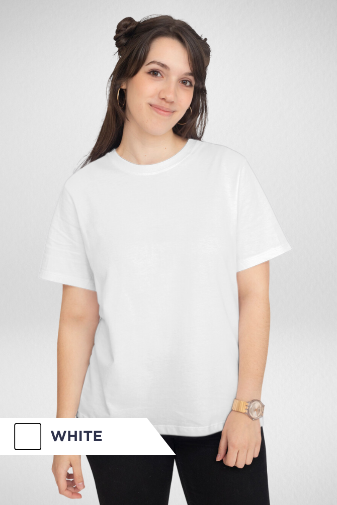 Pick Any 2 Plain T-Shirts Combo For Women - WowWaves - 29