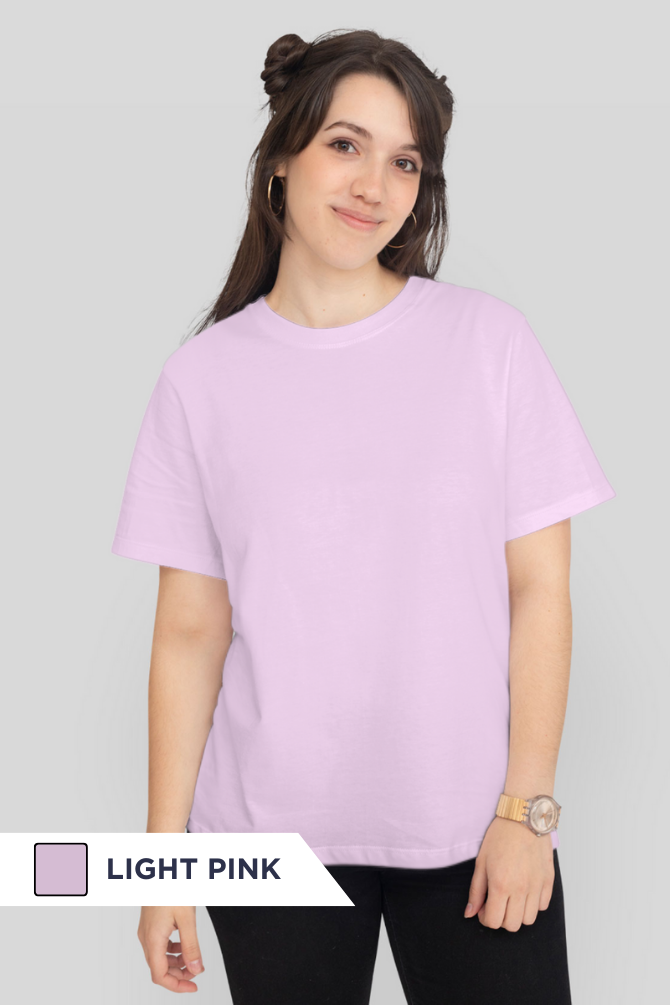 Pick Any 2 Plain T-Shirts Combo For Women - WowWaves - 31