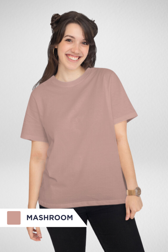 Pick Any 2 Plain T-Shirts Combo For Women - WowWaves - 32