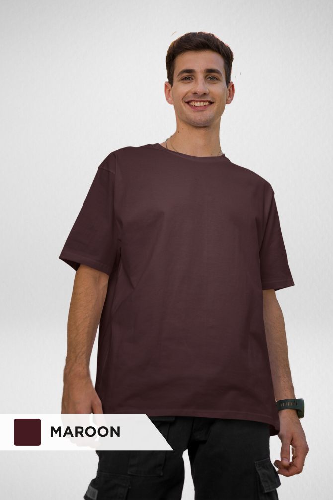 Pick Any 2 Plain Oversized T Shirt For Men - WowWaves - 18