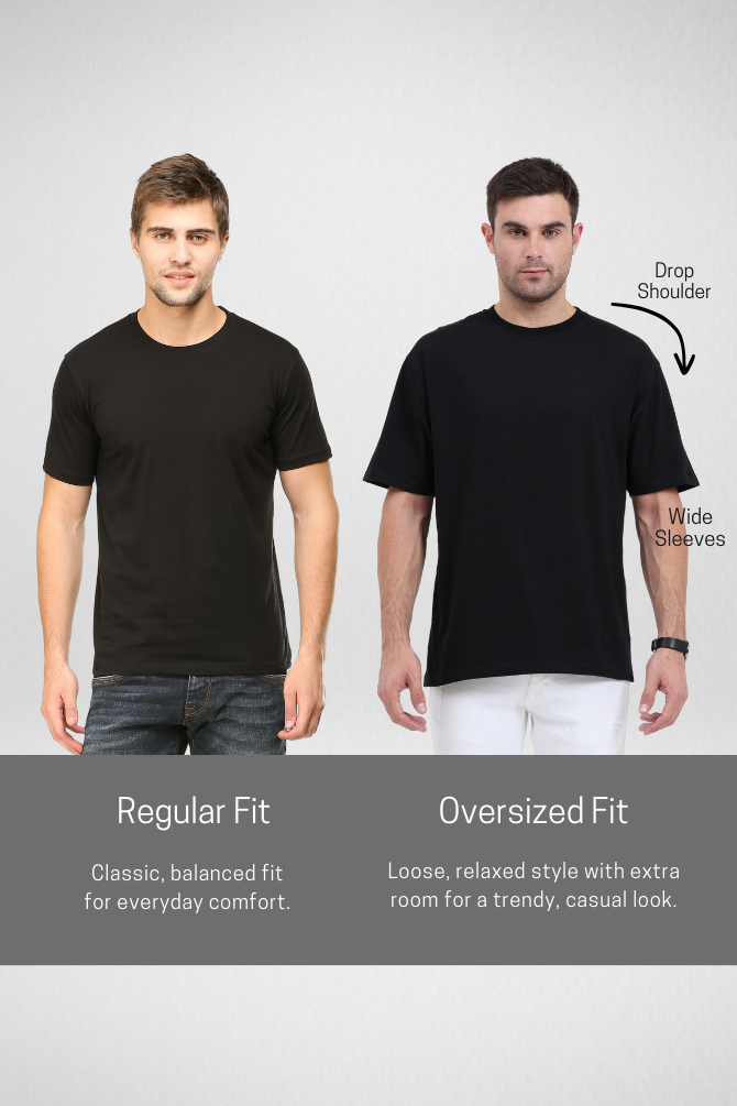 Pick Any 2 Plain Oversized T Shirt For Men - WowWaves - 24