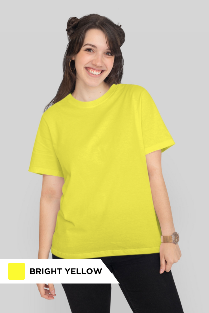 Pick Any 3 Plain T-Shirts Combo For Women - WowWaves - 8