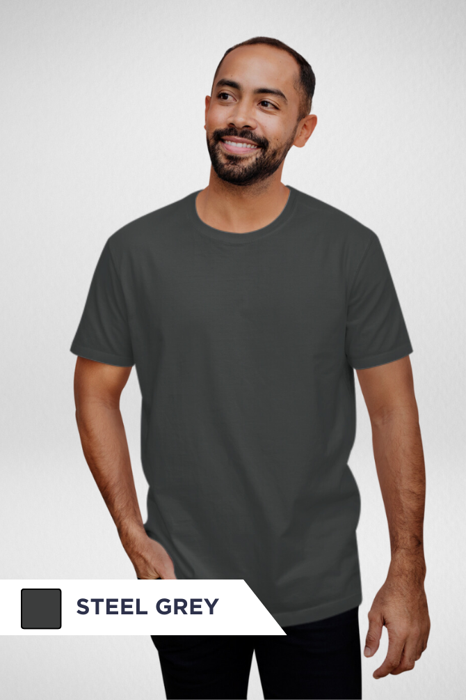 Pick Any 2 Plain T-Shirts Combo For Men - WowWaves - 32