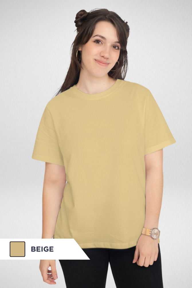 Pick Any 3 Plain T-Shirts Combo For Women - WowWaves - 11