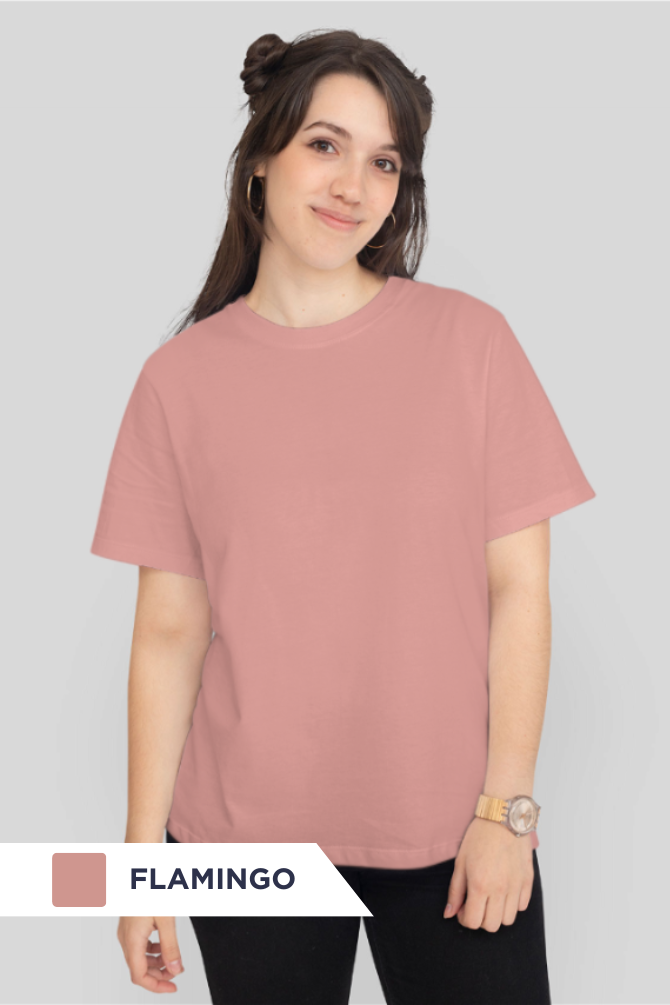 Pick Any 3 Plain T-Shirts Combo For Women - WowWaves - 28