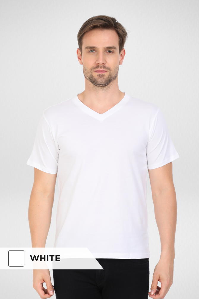 Pick Any 3 Plain V Neck T-Shirts For Men - WowWaves - 2