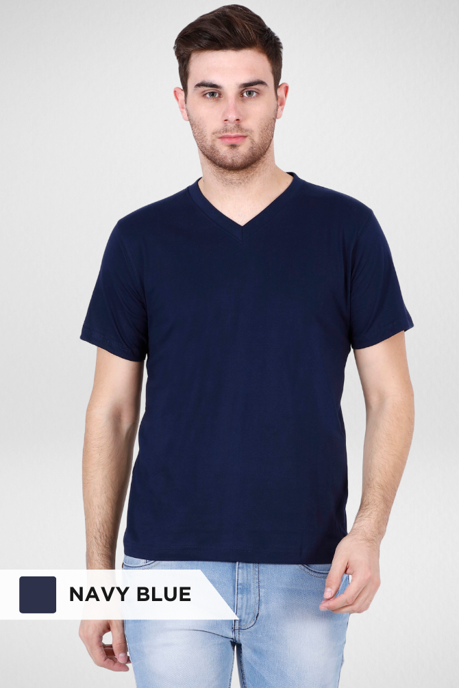 Pick Any 3 Plain V Neck T-Shirts For Men - WowWaves - 6