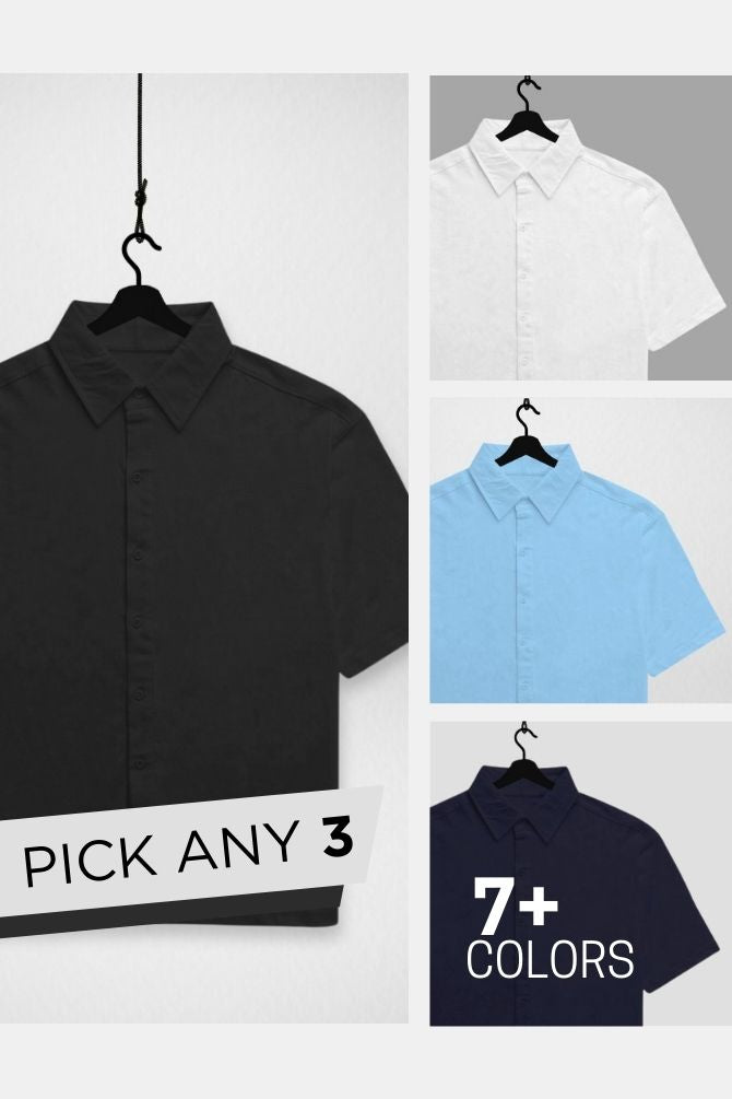 Pick Any 3 Oversized Shirts Combo - 1