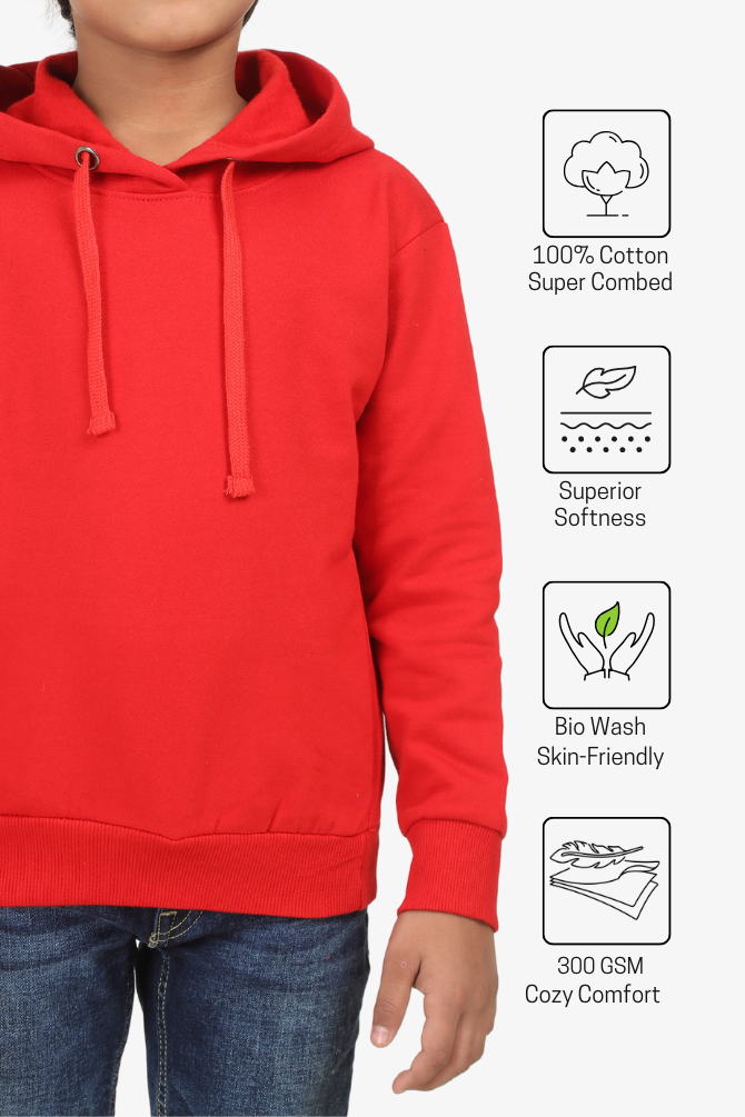 Red Hoodie For Boy - WowWaves - 7