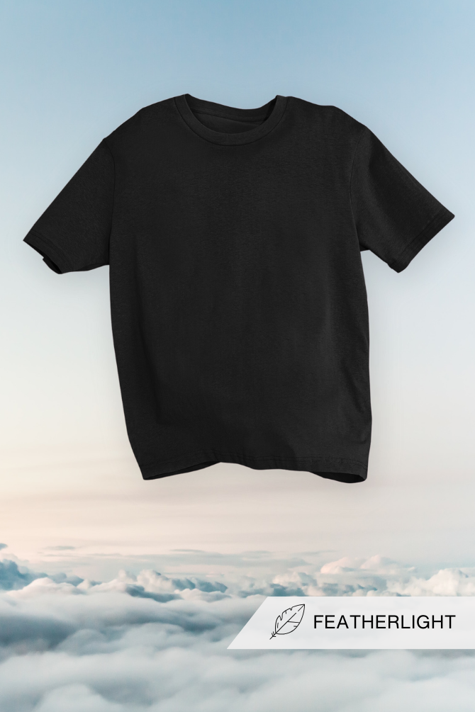 Black Supima Cotton T-Shirt For Men - WowWaves - 5