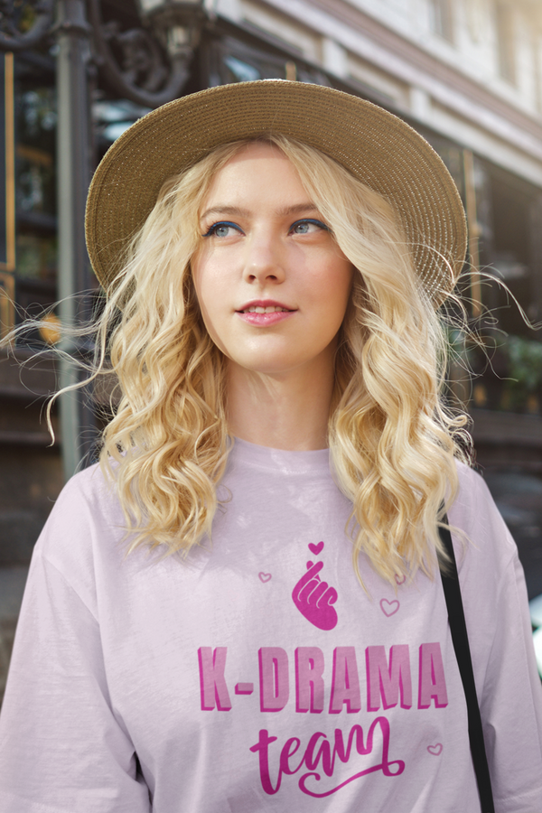 K-Drama Printed Oversized T-Shirt For Women - WowWaves