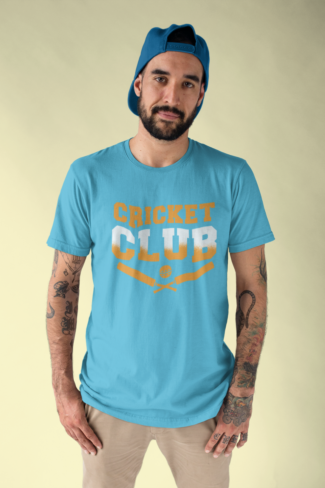 Cricket Club Printed T-Shirt For Men - WowWaves - 9