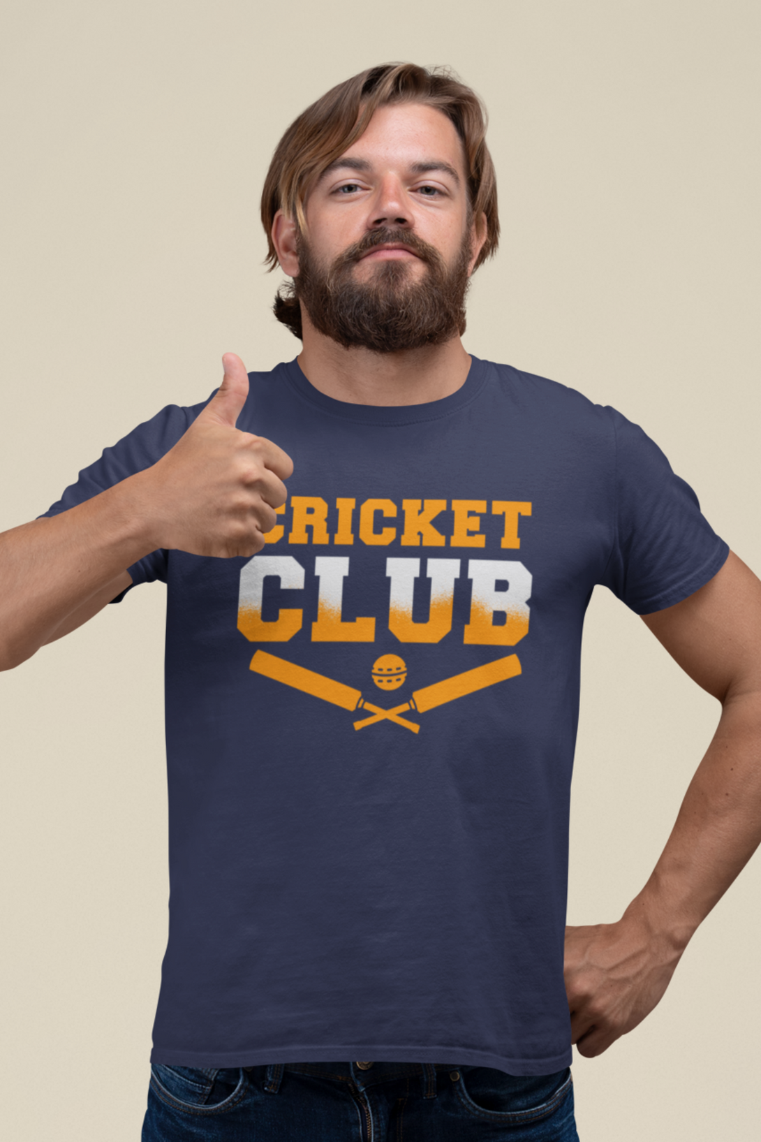 Cricket Club Printed T-Shirt For Men - WowWaves - 4