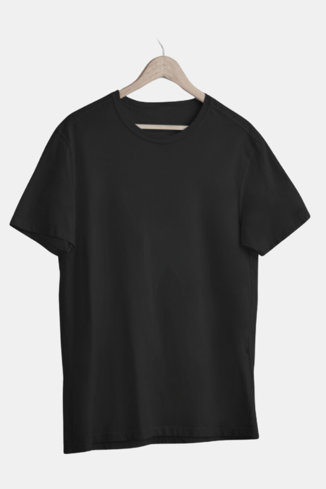 Black T-Shirt For Women - WowWaves - 1