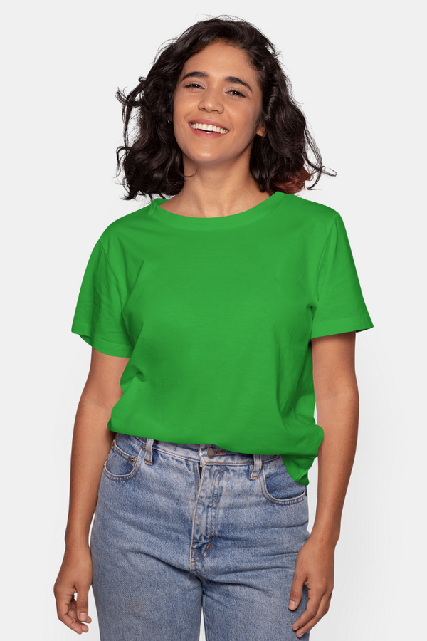 Flag Green T-Shirt For Women - WowWaves