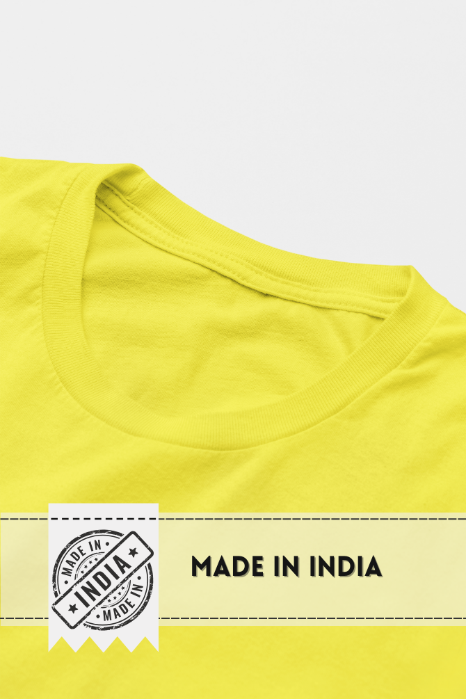 Bright Yellow T-Shirt For Women - WowWaves - 6