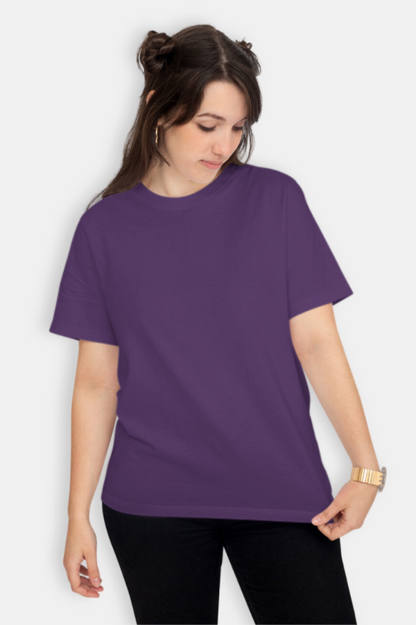 Purple T-Shirt For Women - WowWaves