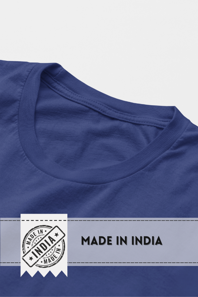 Royal Blue T-Shirt For Women - WowWaves - 7