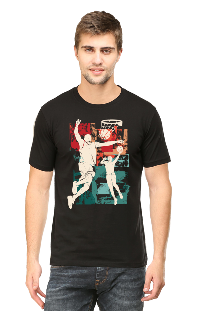 Basketball Legends Black Printed T-Shirt For Men - WowWaves - 4