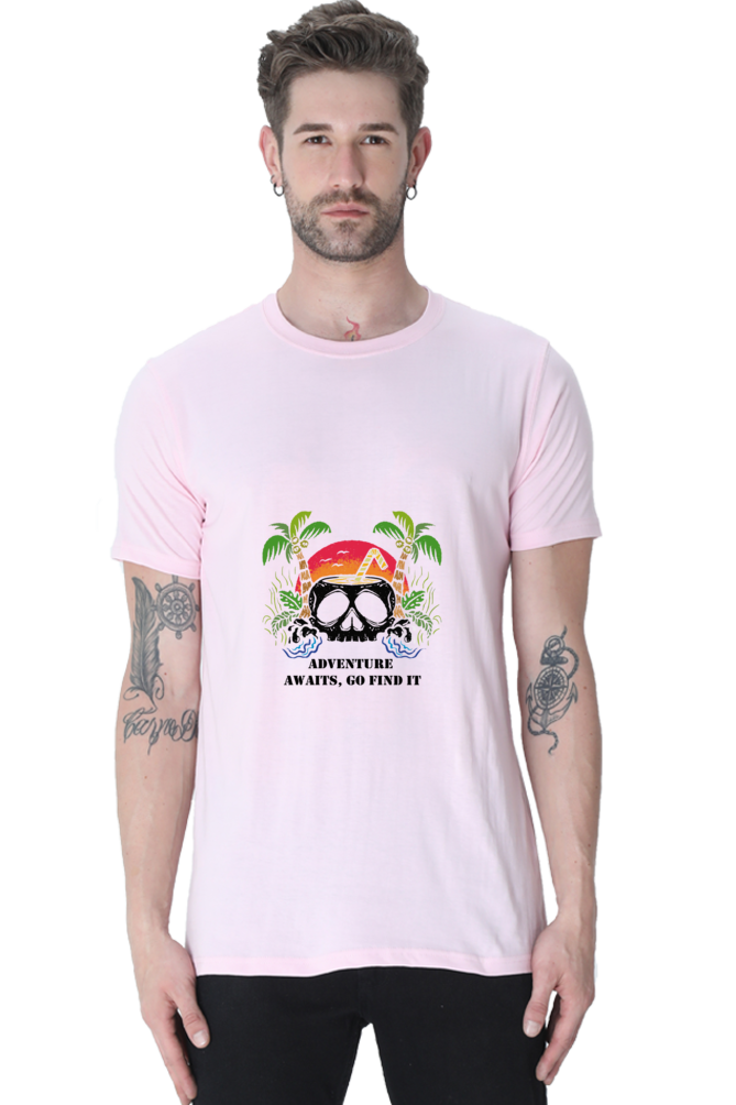 Hawaiian Beach Printed T-Shirt For Men - WowWaves - 11