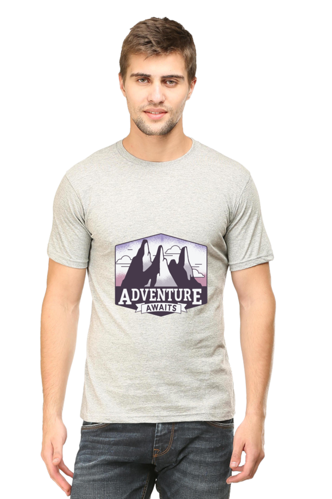 Adventure Awaits Printed T-Shirt For Men - WowWaves - 8
