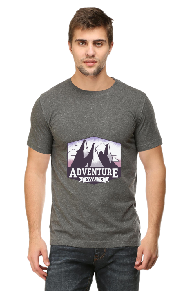 Adventure Awaits Printed T-Shirt For Men - WowWaves - 14