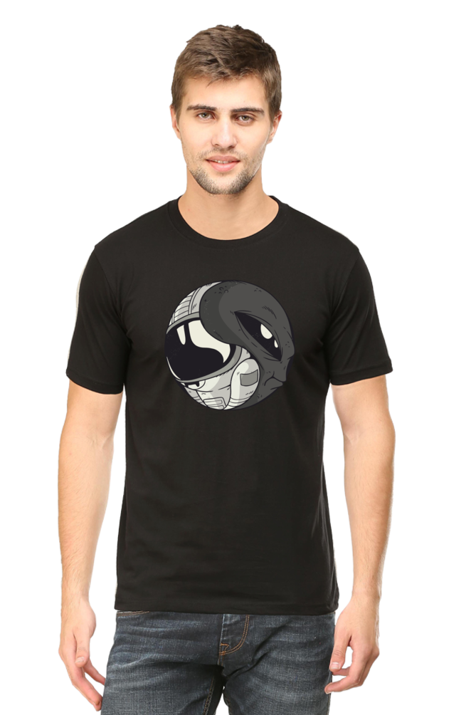 Alien Astronaut Printed T-Shirt For Men - WowWaves - 8