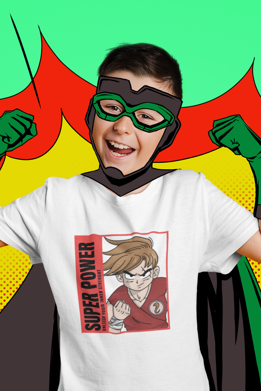 Anime Dragon Ballz Printed T-Shirt For Boy - WowWaves - 2