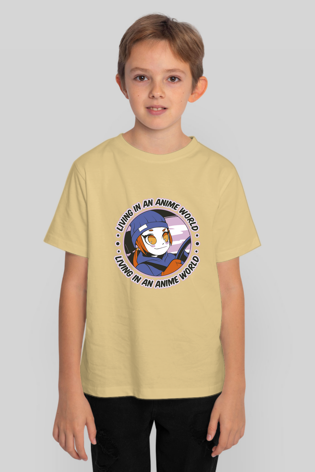 Cute Girl Driving Printed T-Shirt For Boy - WowWaves - 10
