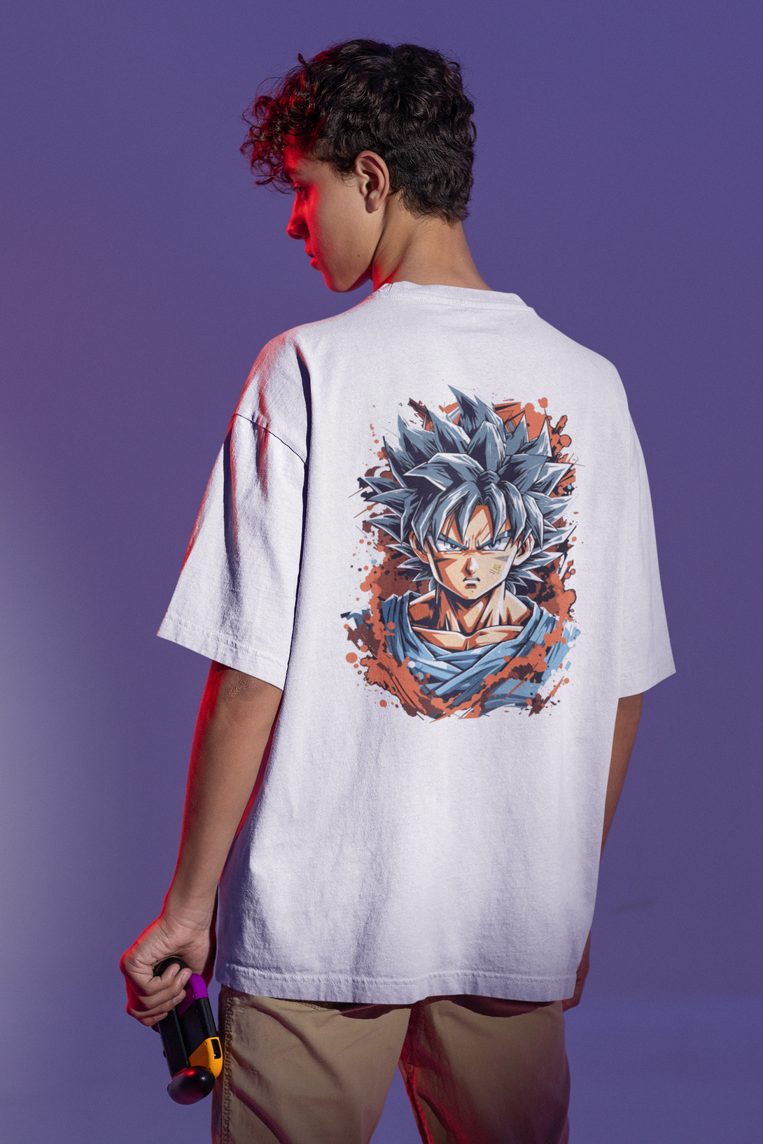 Anime Goku Printed Oversized T-Shirt For Men - WowWaves - 6