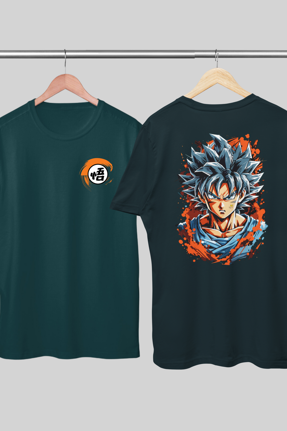 Anime Goku Printed Oversized T-Shirt For Men - WowWaves - 10