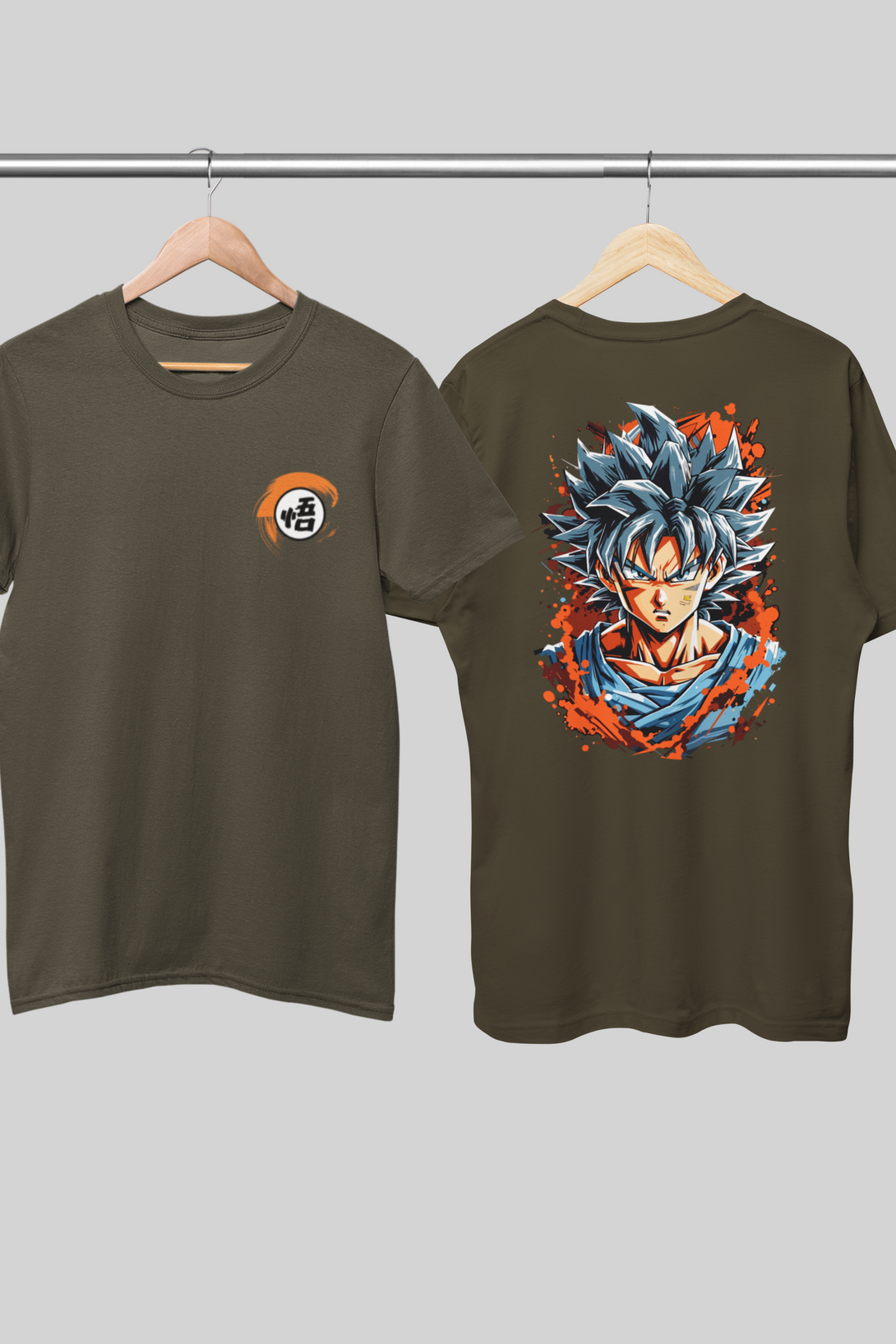 Anime Goku Printed Oversized T-Shirt For Men - WowWaves - 11