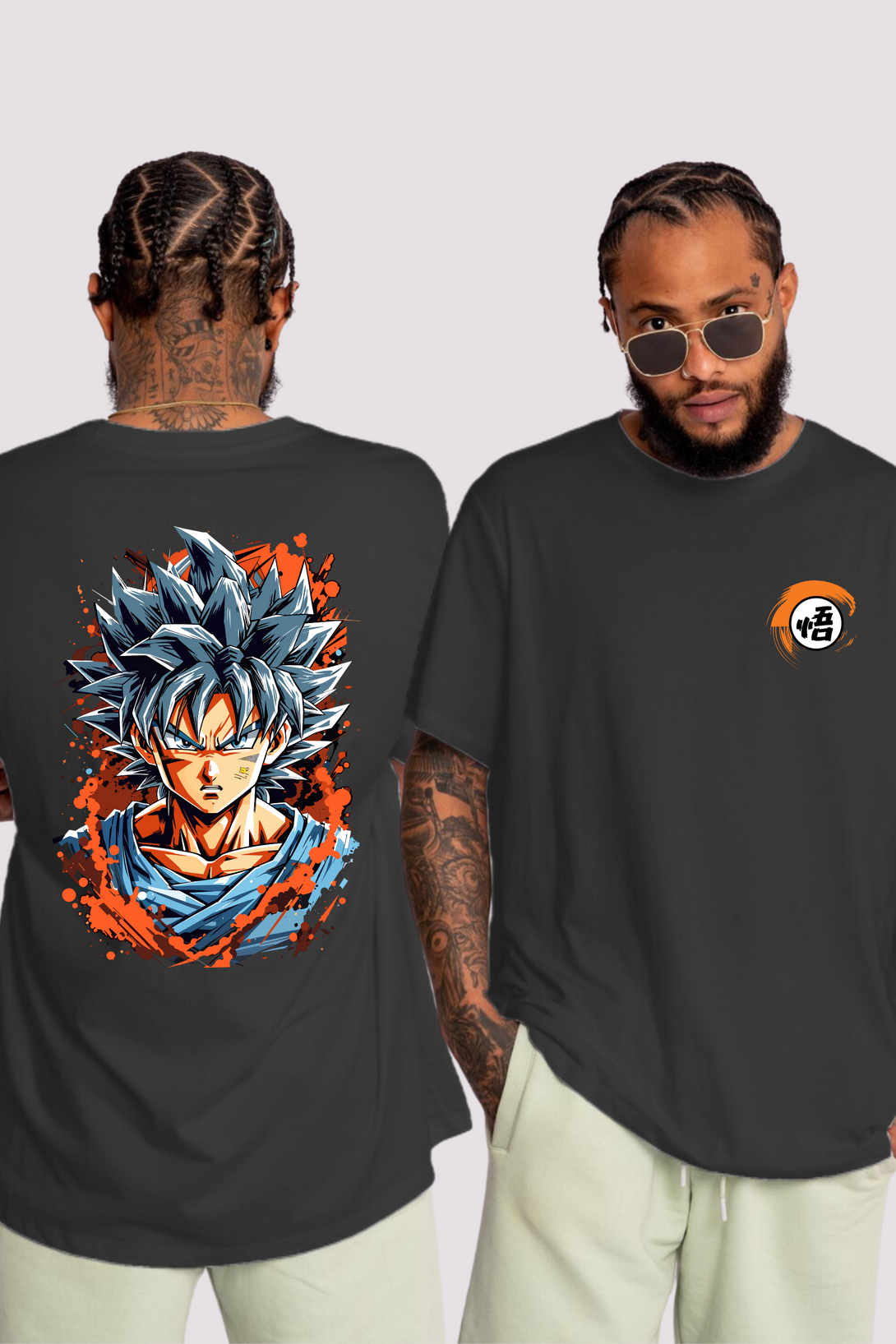 Anime Goku Printed Oversized T-Shirt For Men - WowWaves - 9