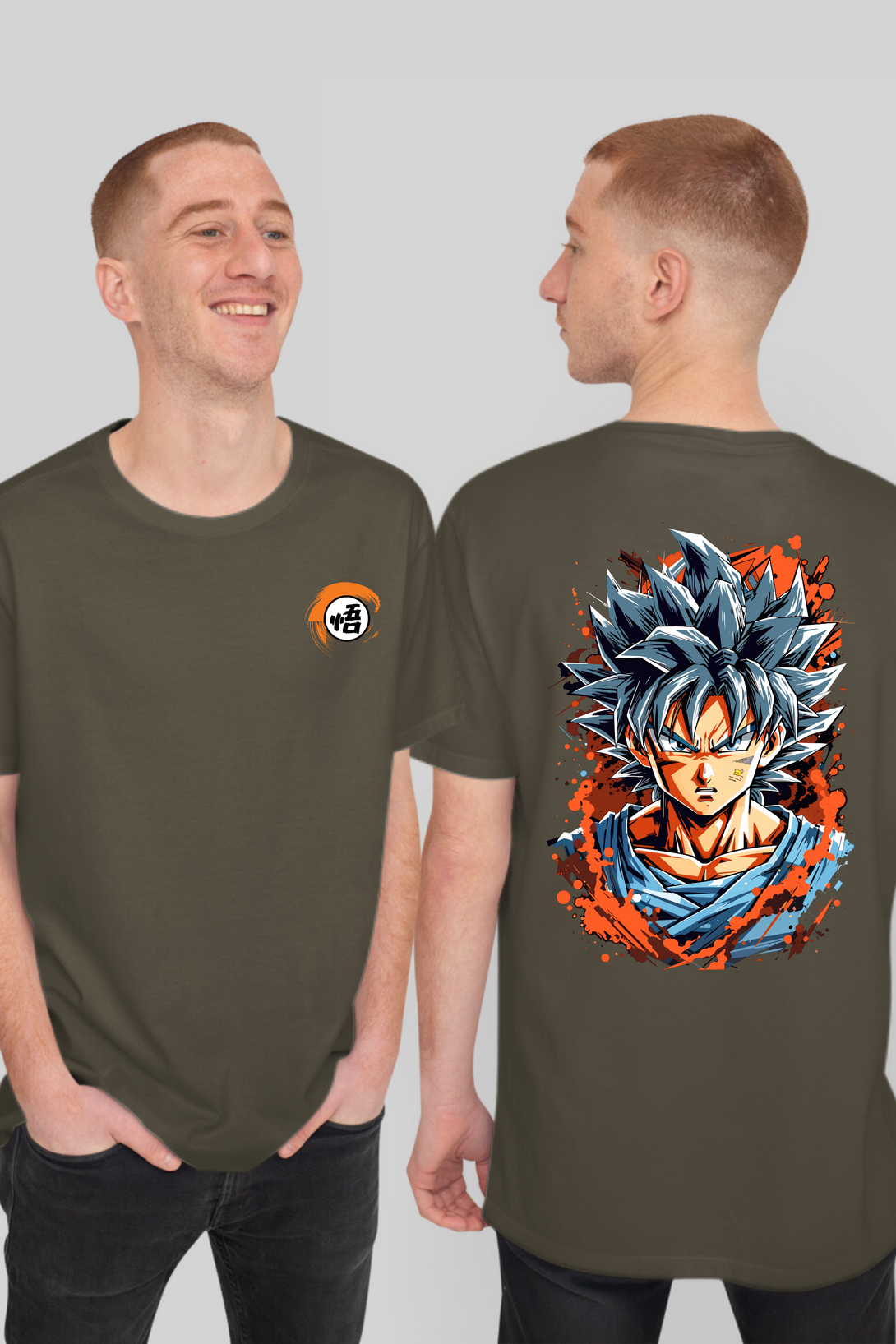 Anime Goku Printed Oversized T-Shirt For Men - WowWaves - 8