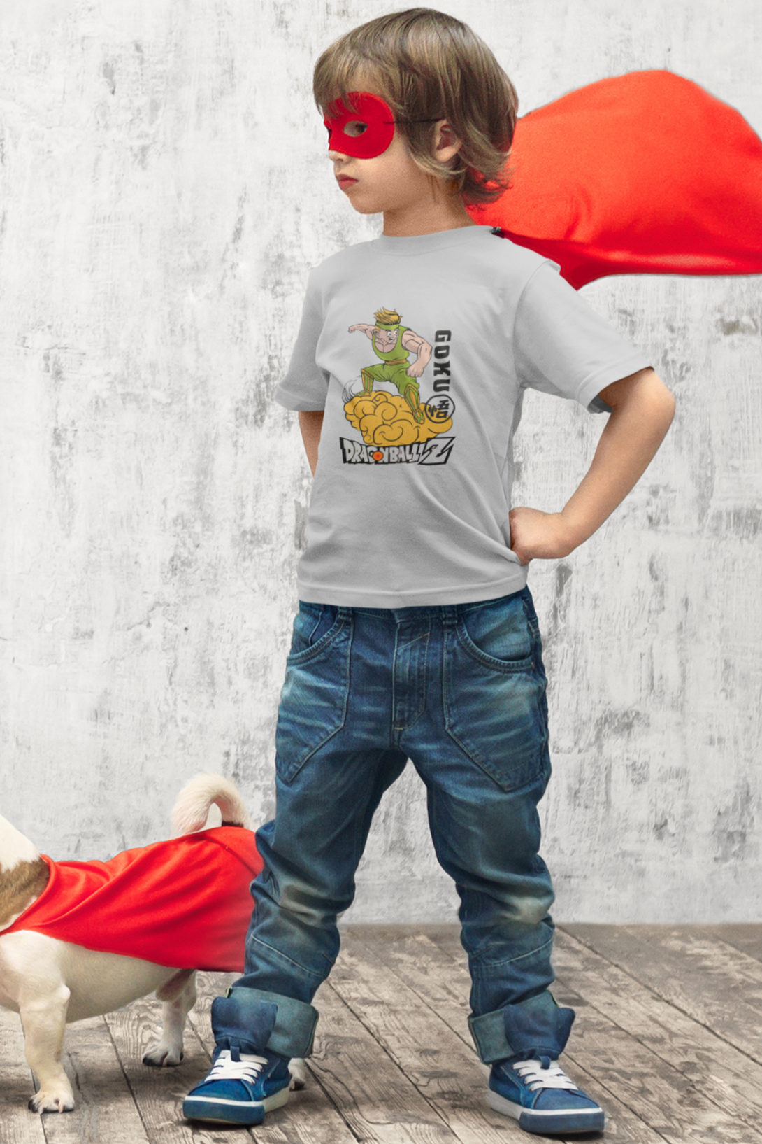 Anime Goku Printed T-Shirt For Boy - WowWaves