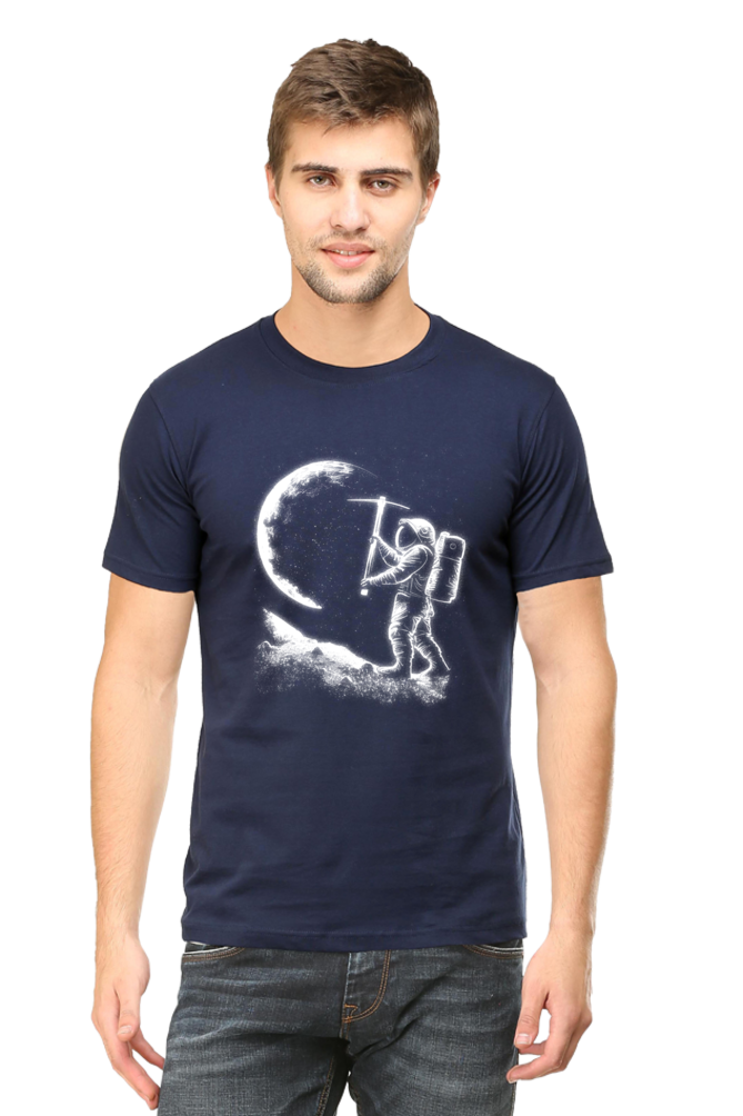 Astro-Lunar Printed T-Shirt For Men - WowWaves - 7