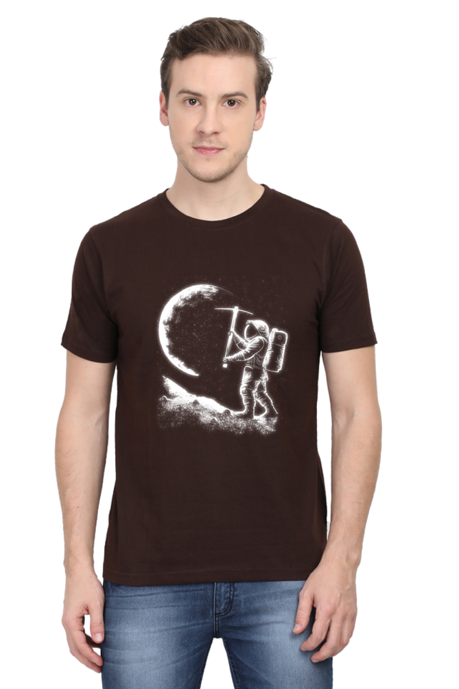 Astro-Lunar Printed T-Shirt For Men - WowWaves - 9