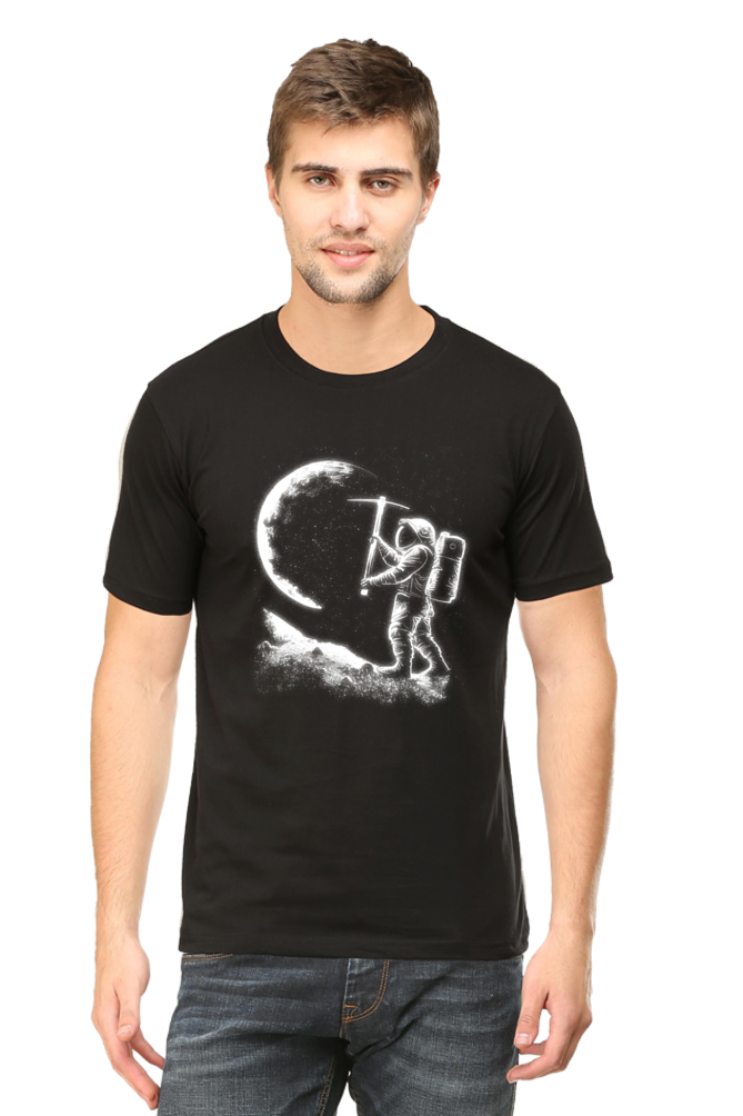 Astro-Lunar Printed T-Shirt For Men - WowWaves - 8
