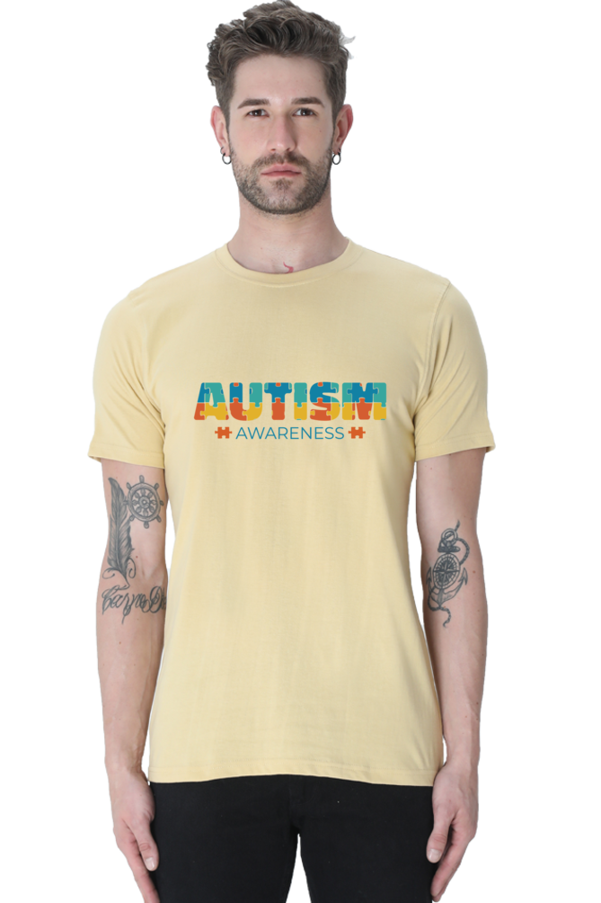 Autism Awareness Printed T-Shirt For Men - WowWaves - 9